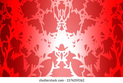 Light Red vector doodle blurred pattern. Modern geometrical abstract illustration with doodles drawn by child. The template can be used as a background for cell phones.
