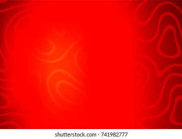 Light Red vector doodle blurred template. Blurred decorative design in Indian style with lines. A completely new design for your business.