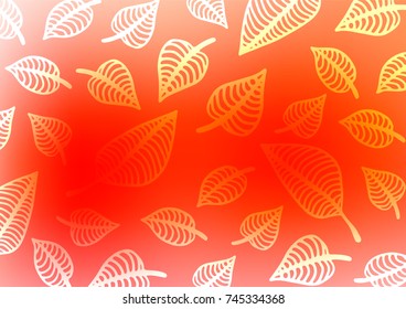 Light Red vector doodle blurred background. Doodles on blurred abstract background with gradient. The pattern can be used for wallpapers and coloring books.