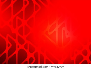 Light Red vector doodle blurred background. Shining colored illustration with doodles in Zen tangle style. Brand-new style for your business design.