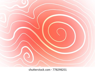 Light Red vector doodle blurred template. Colorful illustration in abstract style with doodles and Zen tangles. The doodle design can be used for your web site.