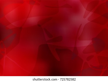 Light red vector doodle bright layout. Doodle illustration made by child in Origami style with gradient. The best blurred design for your business.