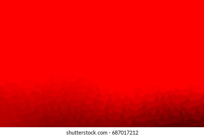 Light Red vector geometric simple minimalistic background, which consist of triangles on white background. Triangular pattern with gradient for your business design. 