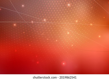 Light Red vector Glitter abstract illustration with blurred drops of rain. Glitter abstract illustration with blurred drops of rain. Wallpaper for a cell phone.