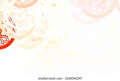 Light Red vector Glitter abstract illustration with blurred drops of rain. Modern abstract illustration with colorful water drops. Modern template for landing page.