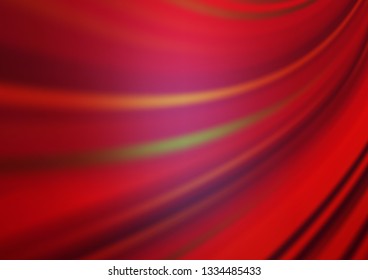 Light Red vector glossy abstract background. Colorful illustration in blurry style with gradient. A completely new template for your design.