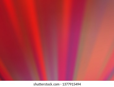 Light Red vector glossy abstract template. Colorful illustration in blurry style with gradient. Brand new design for your business.