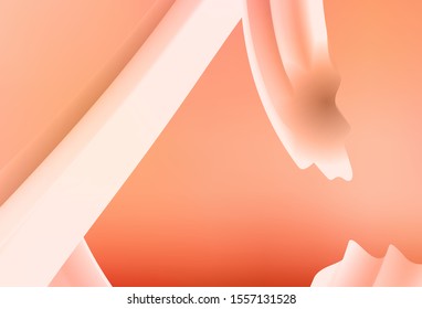 Light Red vector glossy abstract backdrop. Modern abstract illustration with gradient. New style design for your brand book.