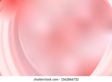 Light Red vector glossy abstract layout. A completely new colored illustration in blur style. Background for designs.