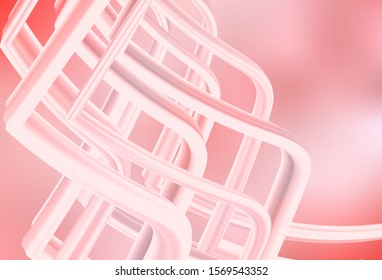 Light Red vector glossy abstract backdrop. An elegant bright illustration with gradient. Background for a cell phone.