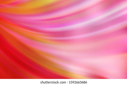 Light Red vector glossy abstract backdrop. Abstract colorful illustration with gradient. Background for designs.
