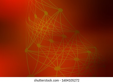 Light Red vector glossy abstract layout. Shining colorful illustration in smart style. Background for designs.