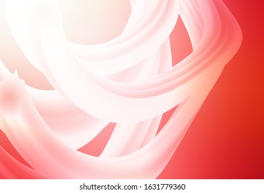 Light Red vector glossy abstract background. Glitter abstract illustration with gradient design. Elegant background for a brand book.