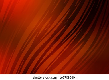 Light Red vector glossy abstract backdrop. Colorful abstract illustration with gradient. Smart design for your work.