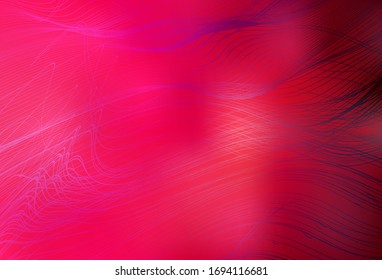 Light Red vector glossy abstract background. A completely new colored illustration in blur style. New design for your business.