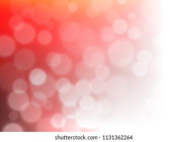 Light Red vector glossy bokeh pattern. Colorful abstract illustration with gradient. A new texture for your design.