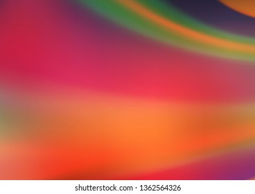 Light Red vector glossy bokeh pattern. Modern geometrical abstract illustration with gradient. The blurred design can be used for your web site.