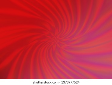 Light Red vector glossy bokeh pattern. Colorful abstract illustration with gradient. The blurred design can be used for your web site.