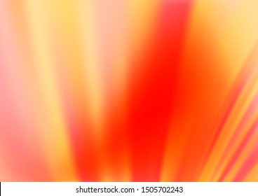 Light Red vector glossy bokeh pattern. Colorful illustration in blurry style with gradient. The template for backgrounds of cell phones.