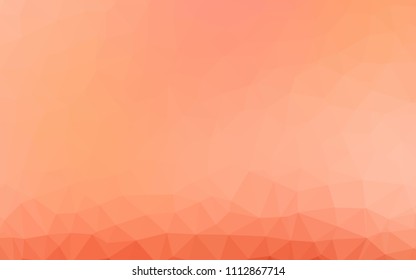 Light Red vector gradient triangles template. A completely new color illustration in a polygonal style. Brand new design for your business.
