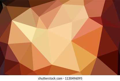 Light Red vector gradient triangles pattern. Modern abstract illustration with triangles. New template for your brand book.