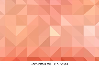Light Red vector gradient triangles template. Colorful illustration in polygonal style with gradient. Textured pattern for your backgrounds.