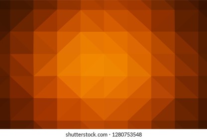 Light Red vector gradient triangles template. A completely new color illustration in a polygonal style. New template for your brand book.