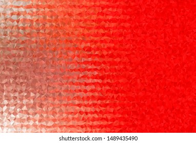 Light Red vector gradient triangles pattern. Triangular geometric sample with gradient.  Textured pattern for your backgrounds. - Shutterstock ID 1489435490