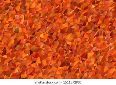 Light Red vector gradient triangles template. Glitter abstract illustration with an elegant triangles. Brand new design for your business.