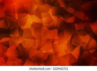 Light Red vector gradient triangles texture. Colorful illustration in polygonal style with gradient. Pattern for a brand book's backdrop.