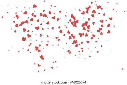 155,437 Romantic heart of red hearts on a light background Images ...