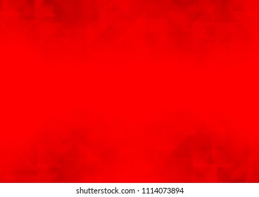 Light Red vector hexagon mosaic triangle mosaic. Shining illustration, which consist of triangles. Brand new design for your business.