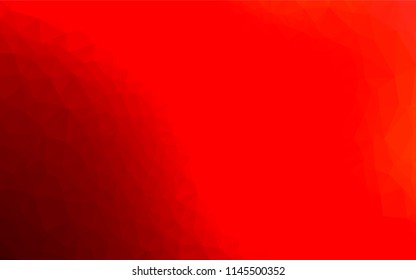 Light Red vector hexagon mosaic texture. A vague abstract illustration with gradient. The completely new template can be used for your brand book.