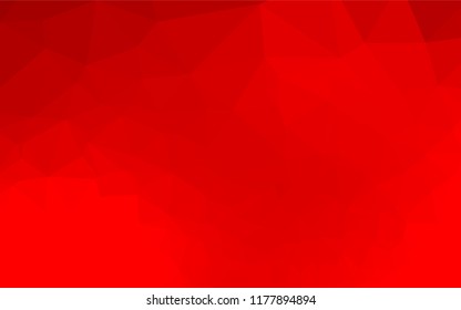 Light Red vector hexagon mosaic cover. Modern geometrical abstract illustration with gradient. The completely new template can be used for your brand book.