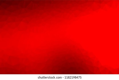 Light Red vector hexagon mosaic texture. Colorful illustration in abstract style with gradient. A new texture for your design.