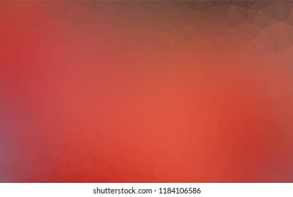 Light Red vector hexagon mosaic cover. Colorful abstract illustration with gradient. The elegant pattern can be used as part of a brand book.