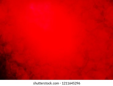 Light Red vector hexagon mosaic template. Geometric illustration in Origami style with gradient.  Brand new style for your business design.
