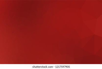 Light Red vector hexagon mosaic texture. Creative illustration in halftone style with gradient. A completely new template for your business design.