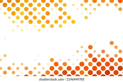 Light Red vector Illustration with set of shining colorful abstract circles. Illustration with set of shining colorful abstract circles. Smart design for business ads.