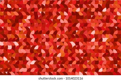 Light Red vector illustration which consist of circles. Dotted gradient design for your business. Creative geometric background in halftone style with colored spots.