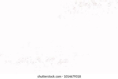 Light Red vector illustration which consist of circles. Dotted gradient design for your business. Creative geometric background in halftone style with colored spots.