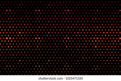 Light Red vector illustration which consist of circles. Dotted gradient design for your business. Creative geometric background in halftone style with colored spots.