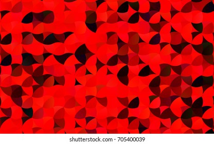 Light Red vector illustration which consist of circles. Dotted gradient design for your business. Creative geometric background in halftone style with colored spots.