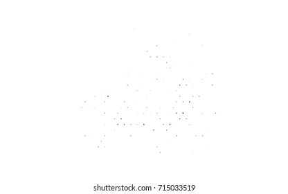 Light Red vector illustration which consist of circles. Dotted gradient design for your business. Creative geometric background in halftone style with colored spots.