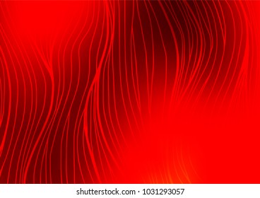 Light Red vector indian curved texture. A completely new color illustration in doodle style. A new texture for your design.