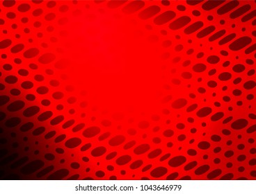 Light Red vector indian curved background. Brand-new colored illustration in blurry style with doodles. The doodle design can be used for your web site.