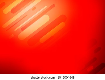 Light Red vector indian curved background. Brand-new colored illustration in blurry style with doodles. The pattern can be used for heads of websites and designs.