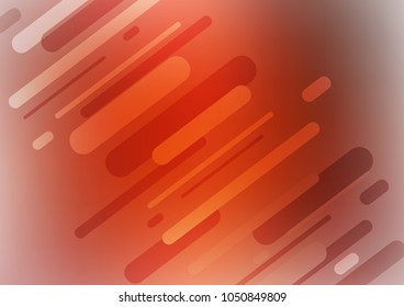 Light Red vector indian curved texture. Brand-new colored illustration in blurry style with doodles. The pattern can be used for heads of websites and designs.