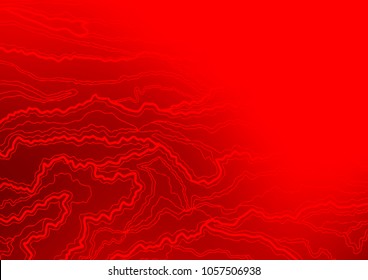 Light Red vector indian curved texture. Doodles on blurred abstract background with gradient. The textured pattern can be used for website.