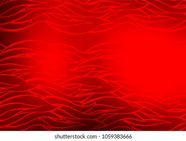 Light Red vector indian curved background. Ethnic elegant natural pattern with gradient. A completely new template for your business design.
